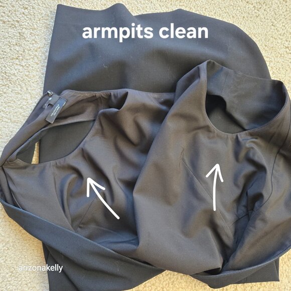 Theory Wool Sheath Dress BLACK - Picture 9 of 10